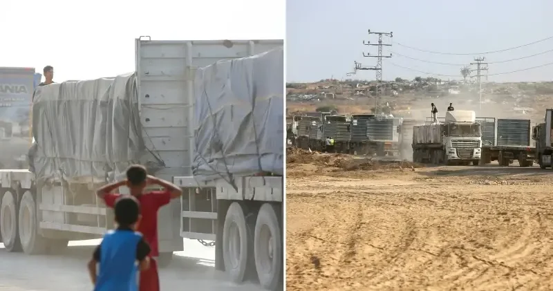 İsrail ateşkesi tanımıyor: Gazze ye girecek 26 bin yardım tırı engellendi Ortadoğu Haberleri