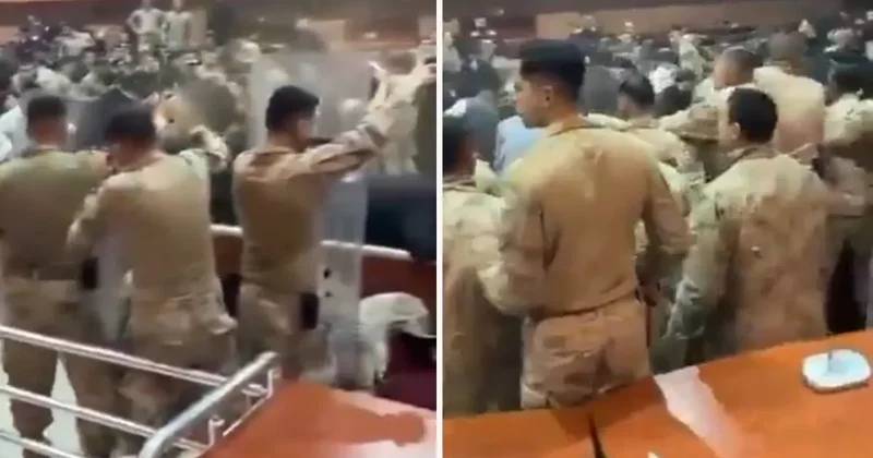 Barış Boyun davasında duruşma salonu karıştı! Sanıklar jandarmaya sandalyelerle saldırdı