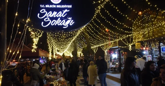 Bilecik te Sanat Sokağına yoğun ilgi Bilecik Haberleri