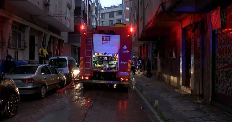 Bahçelievler de 5 katlı binada yangın: 2 kişi gözaltında