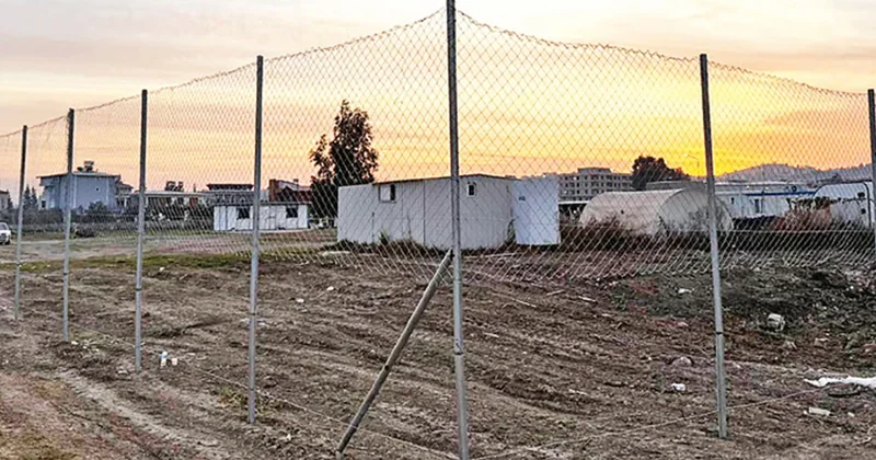 Erdoğan görmesin diye konteyner kente perde Sözcü Gazetesi