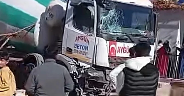 Evin bahçesine giren beton mikserinin altında kalan Hatice öldü, ağabeyi ağır yaralı Şanlıurfa Haberleri