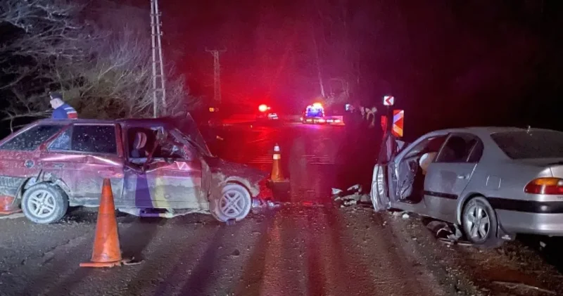 Bolu da otomobiller çarpıştı: Ağır yaralı kurtarılamadı