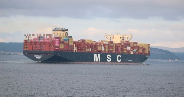 MSC Türkiye , Çanakkale Boğazı ndan geçti Çanakkale Haberleri