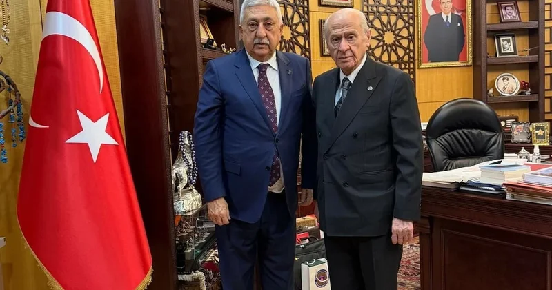 TESK ten MHP lideri Bahçeli ye ziyaret Sözcü Gazetesi