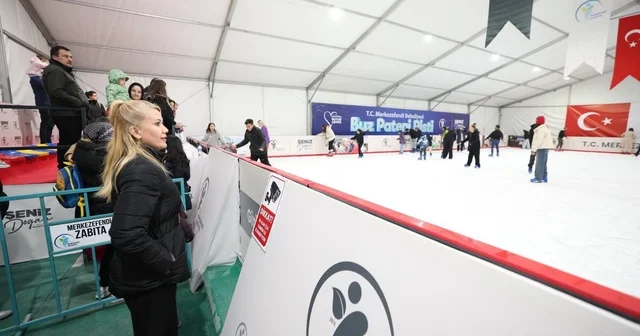 Buz Pateni Pisti gençlerin yeni buluşma noktası oldu Denizli Haberleri