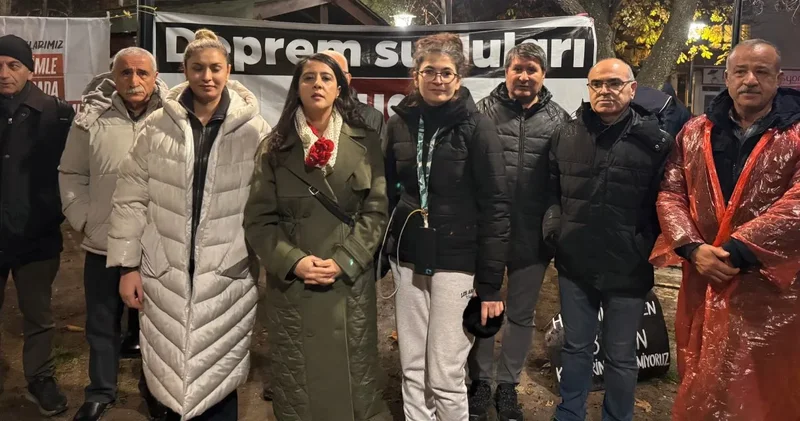 Depremde yakınlarını kaybedenlerin Adalet Nöbeti sürüyor: Bu suçları torbayla affedemezsiniz