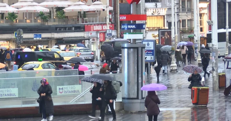 Soğuk ve kurak günlerin ardından İstanbul da yağmur sürprizi! Son dakika haberleri