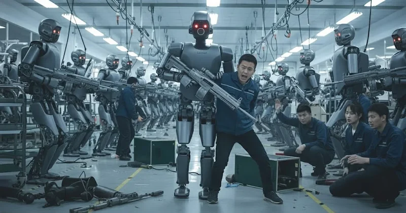 Elma dersen kıyamet kopar! Çinli bilim insanları açıkladı: Robot orduları tek kelimeyle ihanet edebilir! Sözcü Gazetesi