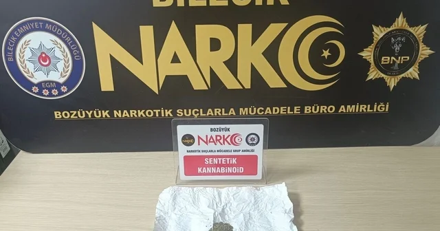 Bilecik te uyuşturucu operasyonu: 1 gözaltı Bilecik Haberleri