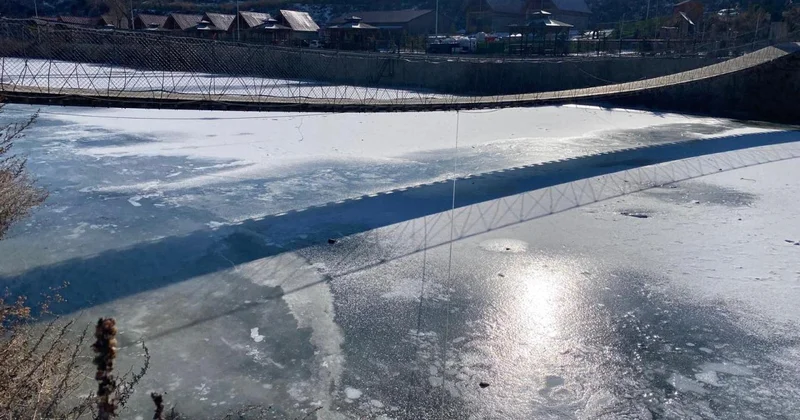 En düşük sıcaklık sıfırın altında 15 derece ile Ardahan da ölçüldü