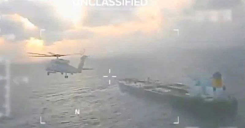 ABD güçleri, açık denizde tanker kovaladı: Yasaklı tanker son anda kaçtı Sözcü Gazetesi