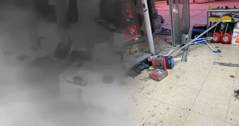 Tehditler savurarak işyerine patlayıcı attılar: Oğlunu gömeceğiz seni havaya uçuracağız