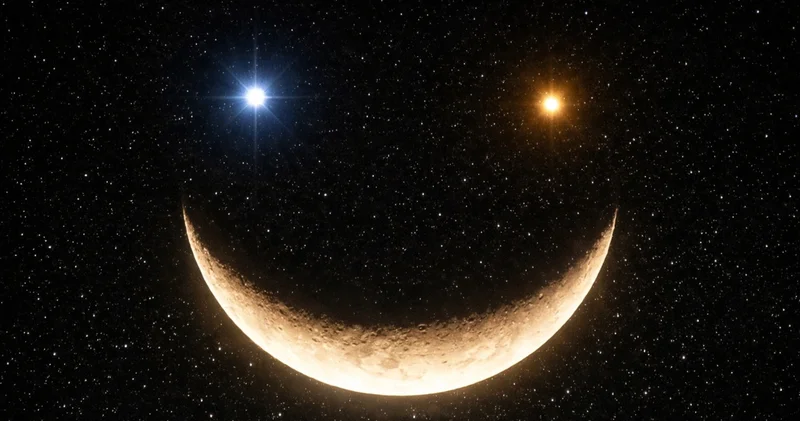 Bu gece gökyüzünde gülen yüz oluşacak! 23 Ocak akşamı ay, Satürn ve Neptün ne zaman, saat kaçta birleşecek, Türkiye’den gözükecek mi?