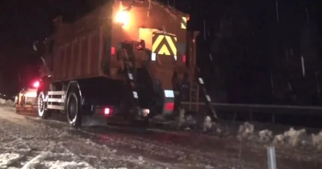 Antalya Konya karayolunda kar yağışı başladı Antalya Haberleri