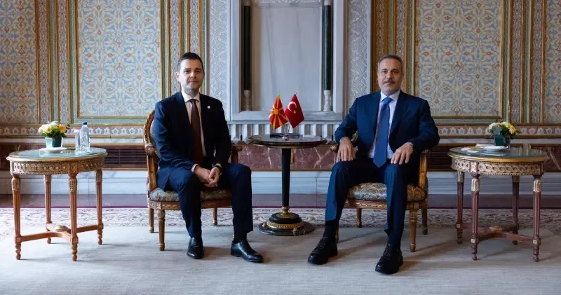 Bakan Fidan Kuzey Makedonyalı mevkidaşı Mucunski ile görüştü Gündem Haberleri