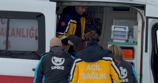 Mahsur kalan hastanın yardımına UMKE yetişti Elazığ Haberleri