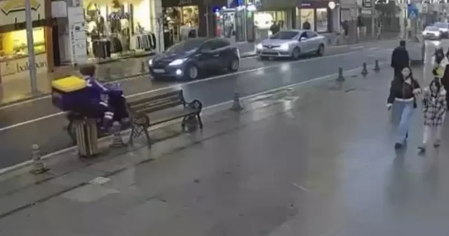 Seyir halindeki motosiklet alev aldı; o anlar kamerada Tekirdağ Haberleri