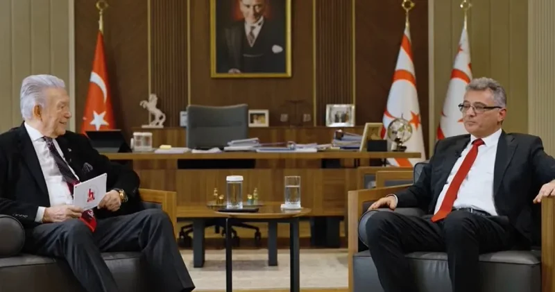 KKTC Cumhurbaşkanı Erhürman dan Halk TV ye çarpıcı açıklamalar