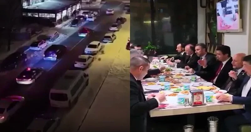 Genel Başkan çakarlı araçlarla ciğer yemeye gitti Sözcü Gazetesi