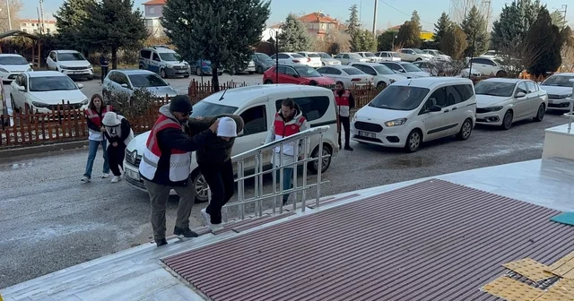 Gasp olayının şüphelileri önce kameraya ardından polise yakalandı Konya Haberleri