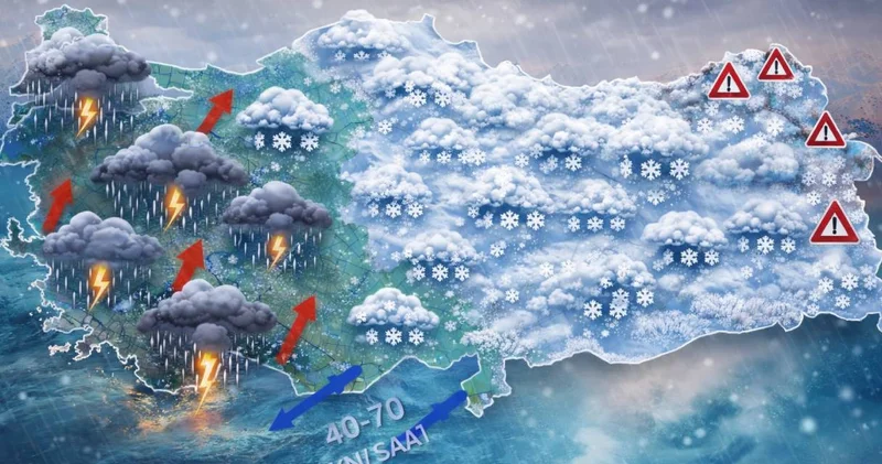 Meteoroloji uyarıları peş peşe dizdi: 23 il için kuvvetli kar yağışını açıkladı