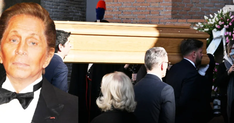 Ünlü İtalyan modacı Valentino Garavani, Roma da son yolculuğuna uğurlandı Magazin haberleri