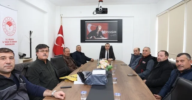 Bilecik te tarımsal çalışmalar değerlendirildi Bilecik Haberleri