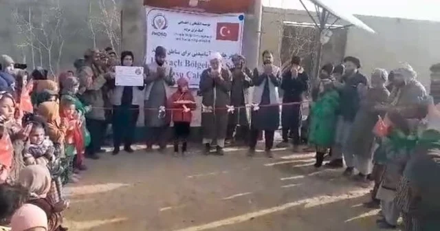 Bursalı hayırsever hanımlar Afganistan da su kuyusu açtı Bursa Haberleri