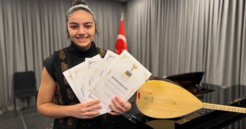 Zeynep ten uluslararası başarı: 3 yarışmada 9 ödül