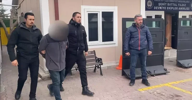 Konya da Kadın Kıyafetleriyle Saklanan Suçlu Yakalandı