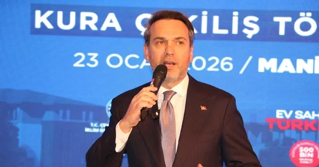 Bakan Bayraktar: Her vatandaşımızı ev sahibi yapana kadar mücadeleye devam edeceğiz Manisa Haberleri