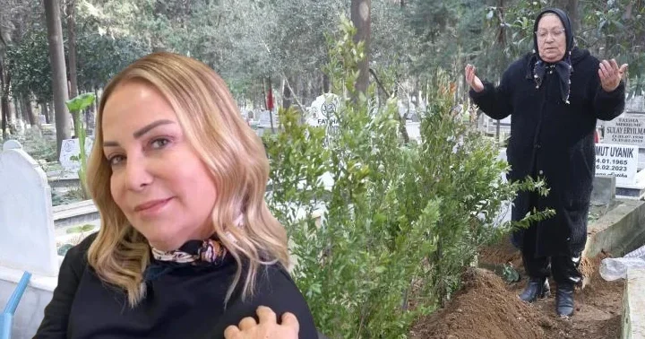 Hatay da depremde kaybolan kız kardeşinin mezarını buldu