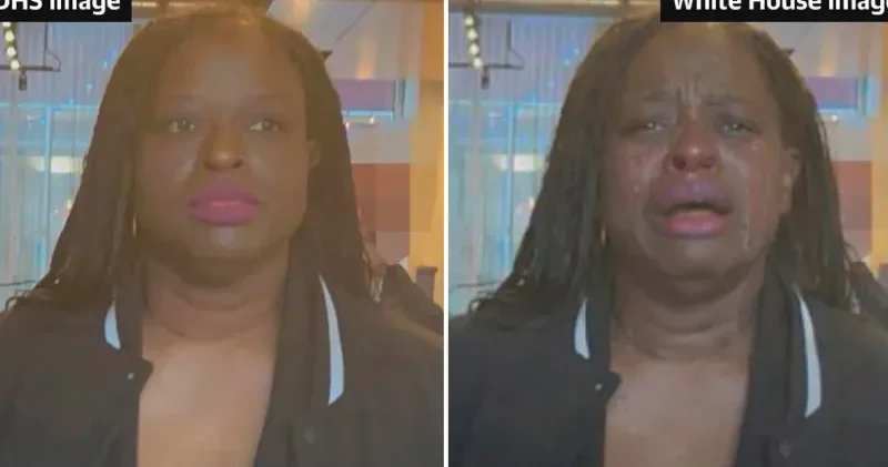 The Guardian analizi: Beyaz Saray, gözaltına alınan kadını montajla ağlattı!