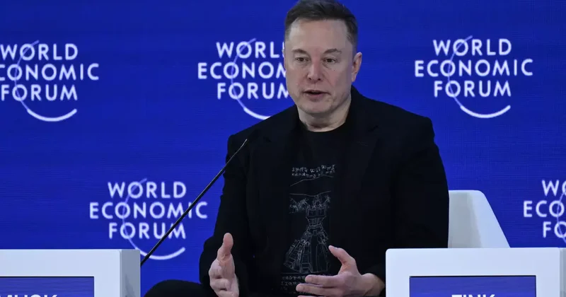 Davos a Elon Musk damgası! Tarihin en ilginç dönemindeyiz dedi, 5 yıl sonrayı işaret etti!