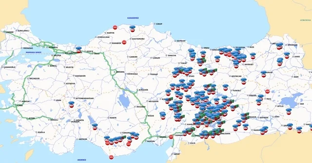 Kuvvetli kar yağışı ülkenin doğusunu felç etti Adana Haberleri