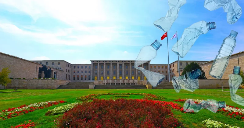 TBMM de pet şişe uygulaması tartışma yarattı: Yılda 3,6 milyon şişe, 36 ton atık!