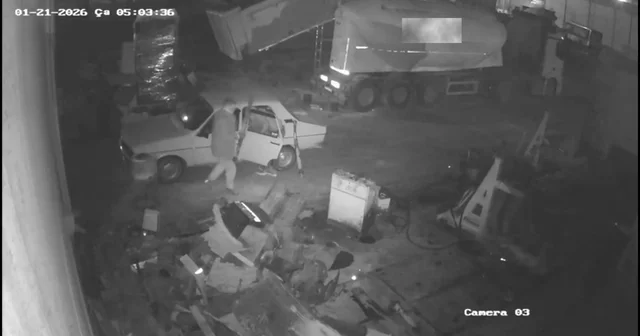 Menteşe de sanayiden hurda çalan hırsızlık şüphelileri Balıkesir de yakalandı Aydın Haberleri