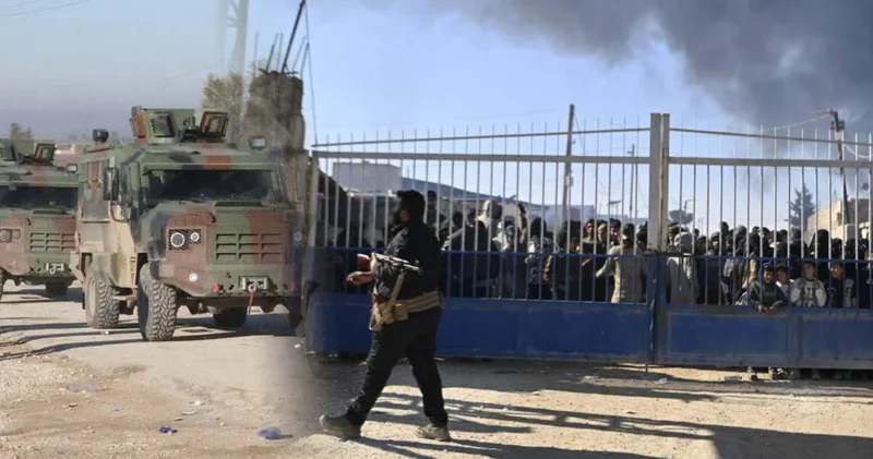 Ateşkeste 4. gün! SDG IŞİD’lilerin tutulduğu hapishaneden çekildi