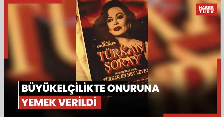 Büyükelçilikte onuruna yemek verildi