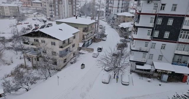 Malatya kırsalında kar kalınlığı 30 santimetreyi buldu Malatya Haberleri