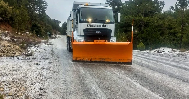 Çameli Belediyesinden kışa güçlü müdahale, yeni tuzlama aracı görevde Denizli Haberleri