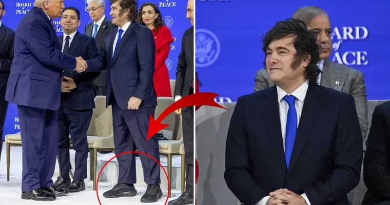 Davos Zirvesi ne devlet başkanının giydiği ayakkabı damga vurdu