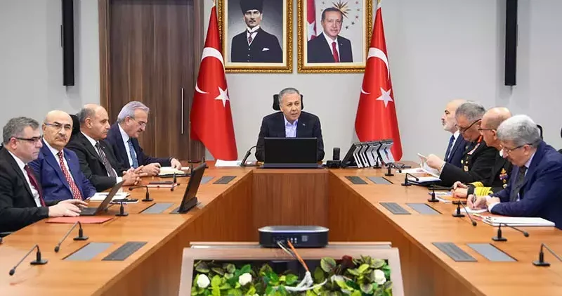 Bakanlıkta Terörsüz Türkiye ve uyuşturucu ile mücadele toplantısı