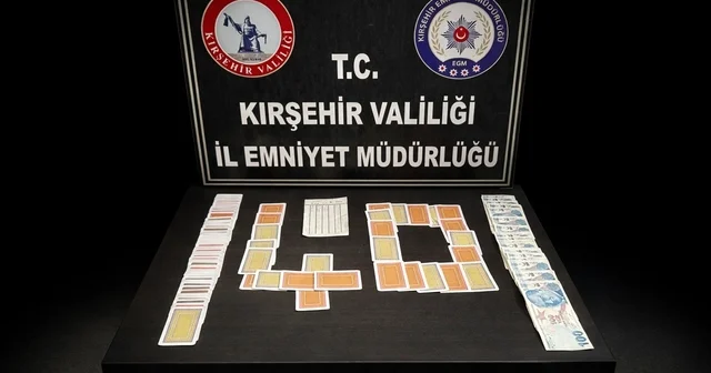 Kahvehanede kumar oynayanlar yakalandı Kırşehir Haberleri