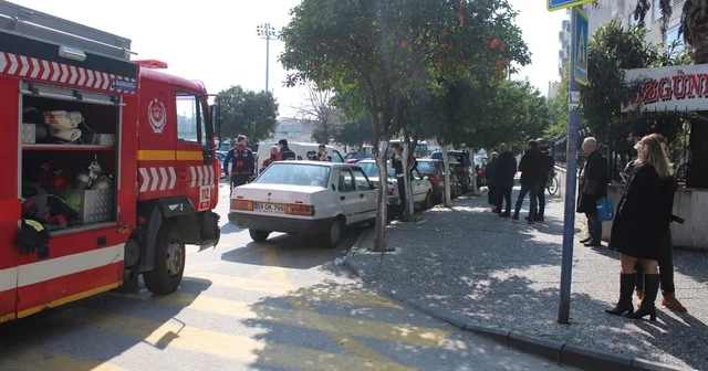 Araçtan duman çıkıyor ihbarı ekipleri harekete geçirdi Aydın Haberleri