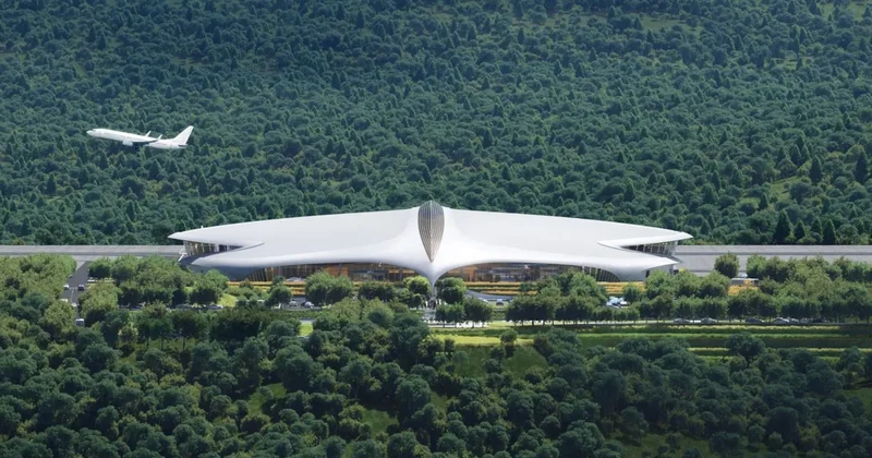 Kuşa benzeyen dev havalimanı açıldı! İnşaatı tam 17 yıl sürdü Sözcü Gazetesi