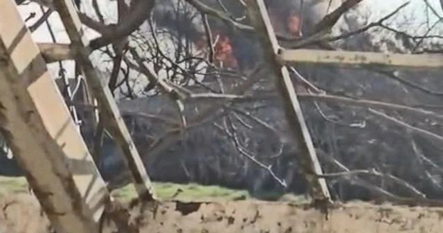 Betonarme evde yangın; 1 yaralı Kocaeli Haberleri