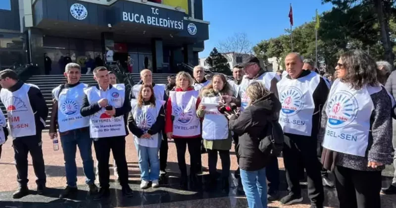 Buca Belediyesi nde 300 memur ayağa kalktı: Sözler tutulmadı, yeni vaad duymak istemiyoruz