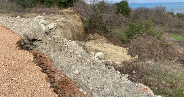 Sinop ta heyelan sonrası evlerine su ulaşmayan vatandaşlardan tepki Sinop Haberleri